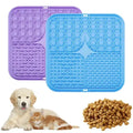 Lick Mat for Dogs, 2-Pack with Suction Cups