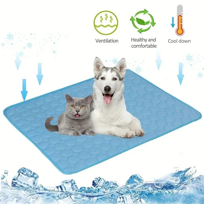 Dog Cooling Mat, Pressure-Activated Gel, No Water or Power