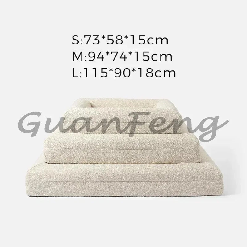 Orthopedic Memory Foam Dog Bed with Washable Cover