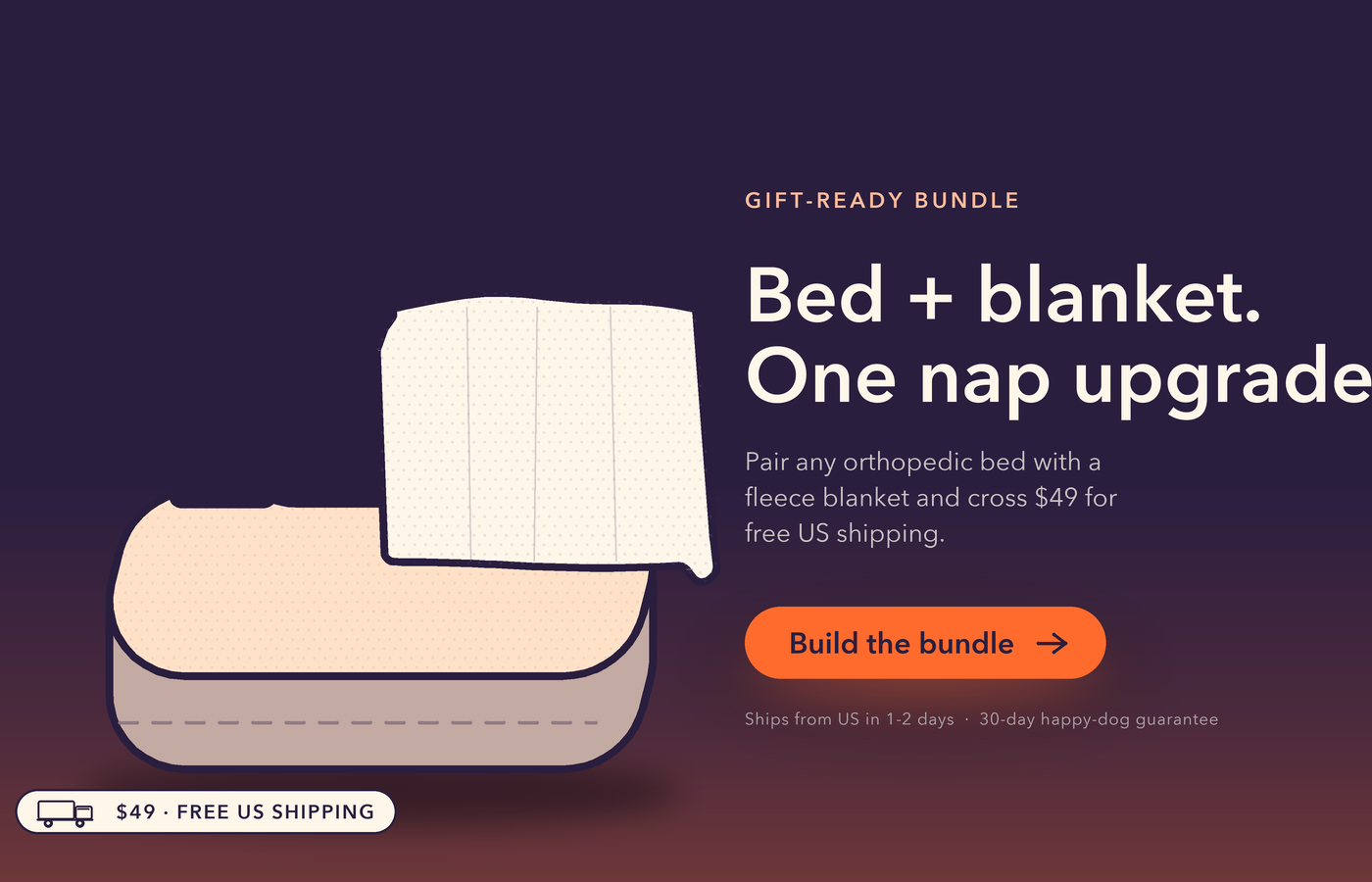 Pair an orthopedic bed with a fleece blanket to cross $49 for free US shipping. Lucentis